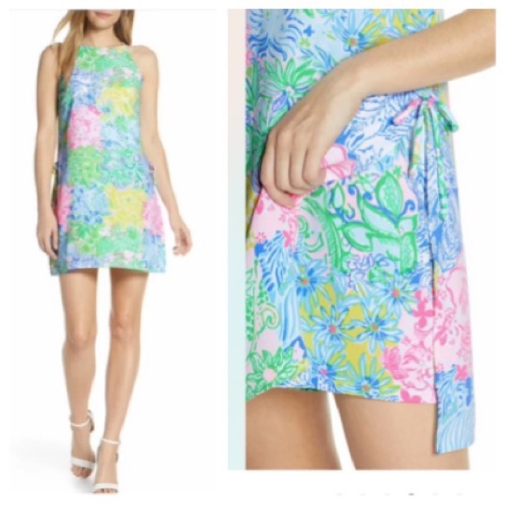 Lilly Pulitzer pearl romper multi cheek to cheek